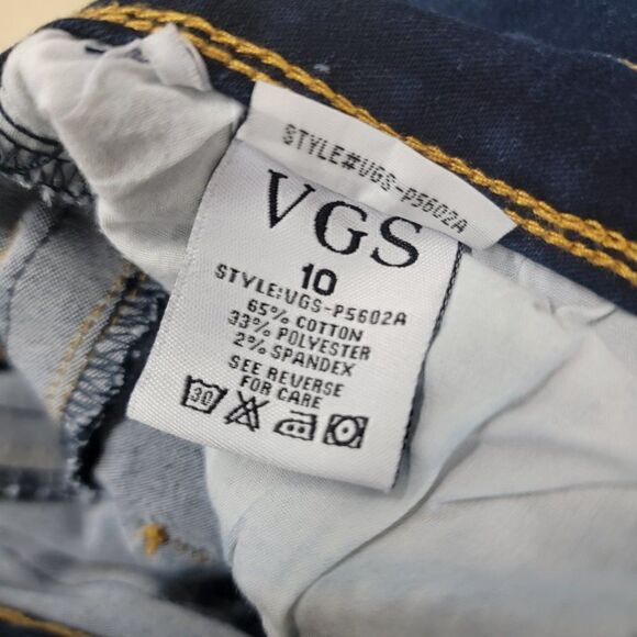 Vigoss VGS Dark Wash Skinny Cropped Denim Jeans - Picture 14 of 14